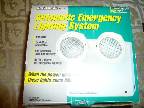 Automatic Emergency dual Lighting System  If  power go out these lights go on