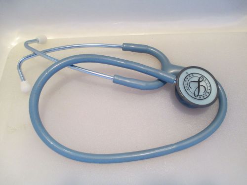 Genuine 3M Littmann Classic  Stethoscope Used, 27&#034; Blue Tubing, Exc,  NR