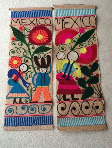 Mexico Hand Made Tissue Banner Good For Restaurant Display