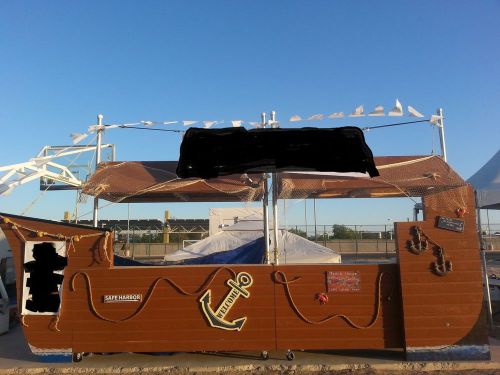 Custom pirate ship concession booth for sale