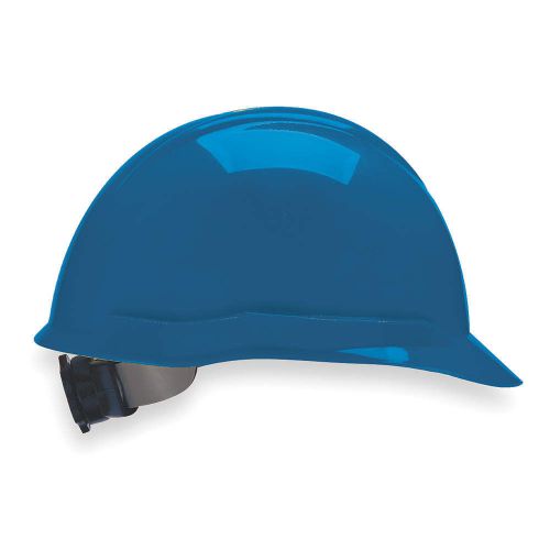 Hard Hat, FrtBrim, Slotted, 4Rtcht, Blue 804946