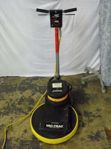 Nss mustang 1500 vac-trac 20 inch high speed electric buffer tested great condit for sale
