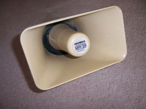 Vintage Moose Products Inc Beige Plastic Speaker MPI-39 Adjustable Tested