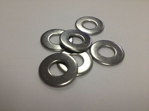 (100) 1/4&#034; Stainless Flat Washers
