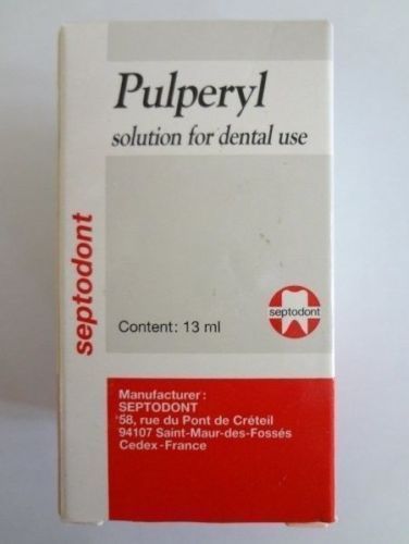 New septodont pulperyl, 13ml bottle, pulp sedative for pulpitis free shipping for sale