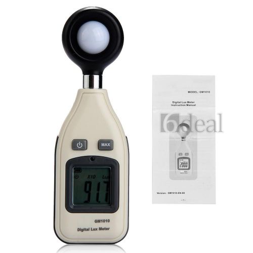 Digital lcd display light meter lux tester luxmeter luminometer photometer for sale