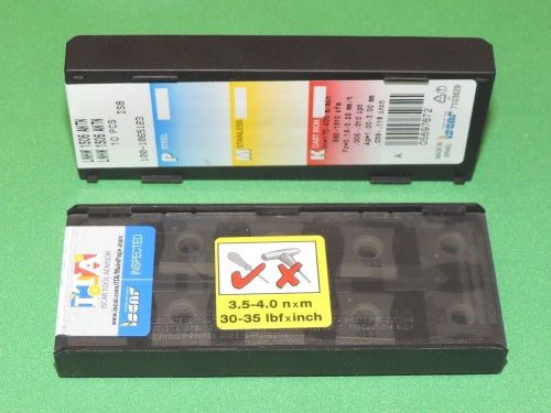 Lnhw 1506 antn is8 iscar ceramic inserts ** 10 pieces / sealed pack ** for sale