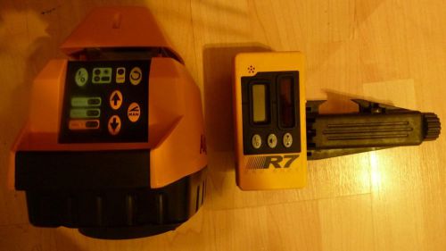 ROTATING LASER LEVEL_AUTOMATIC ALPHA PRO SHOT and  R7 Laser receiver