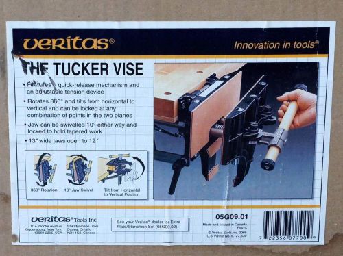 The tucker vise by veritas® - emmert style patternmaker&#039;s vise - new-in-box for sale