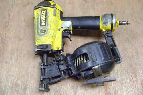 Used DeWalt coil roofing nailer,model# D51321, notworking, for parts, as is
