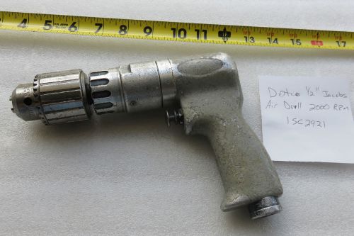 Dotco - pneumatic air drill motor with 1/2&#034; jacobs chuck 2000 rpm aircraft tool for sale
