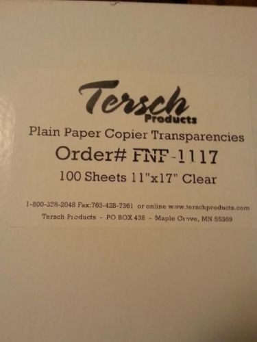 11X17 Plain Paper Copier Transparencies