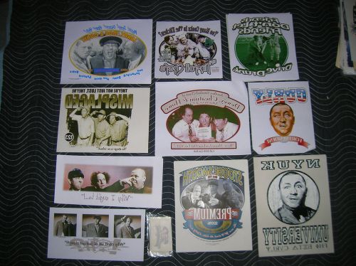 LOT #2 heat transfers ( 40 total) THE THREE STOOGES