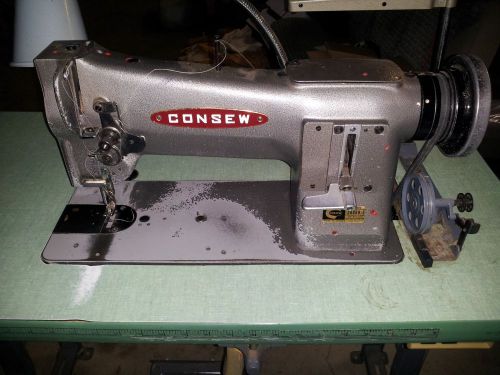 CONSEW 206RB-1 INDUSTRIAL SEWING MACHINE WALKING FOOT TABLE INCLUDED