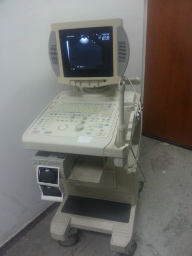 Aloka 1400 ultrasound machine1 probe fully tested and patient ready for sale