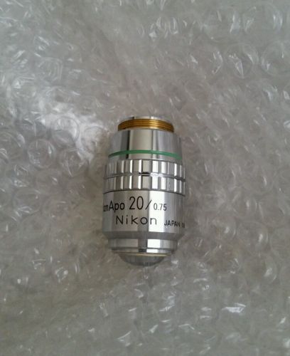 NIKON Plan Apo 20x/0.75 160/0.17301-2252-BSIINV Microscope Objective Lens