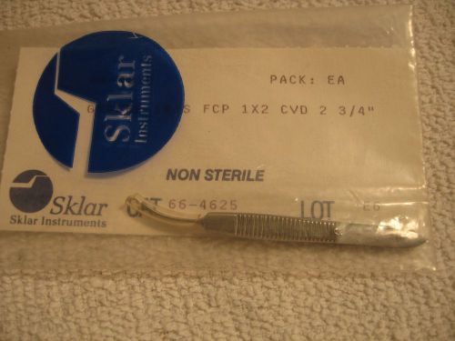 Sklar Instruments # 66-4625 - 2 3/4&#034; Graefe Iris Forceps 1x2 Teeth Curved