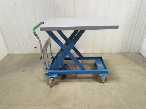 Dandy a-800 hydraulic scissor lift table cart 1760 lb load capacity 40&#034; height for sale