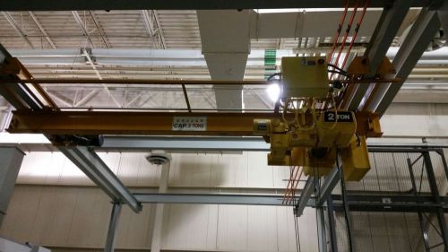 2 Ton Yale Electric Hoist with 12&#039; Span Beam