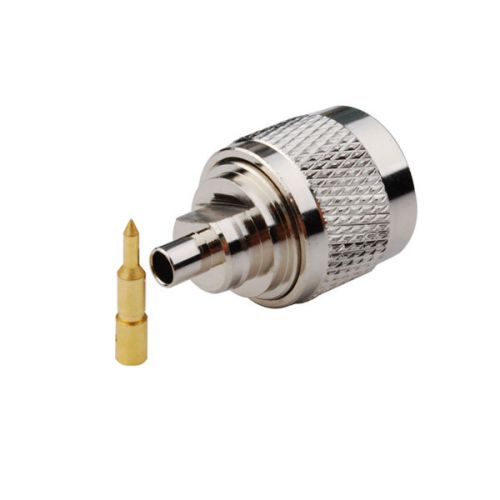 N-type solder plug male straight rf connector solder for antenna end terminal for sale