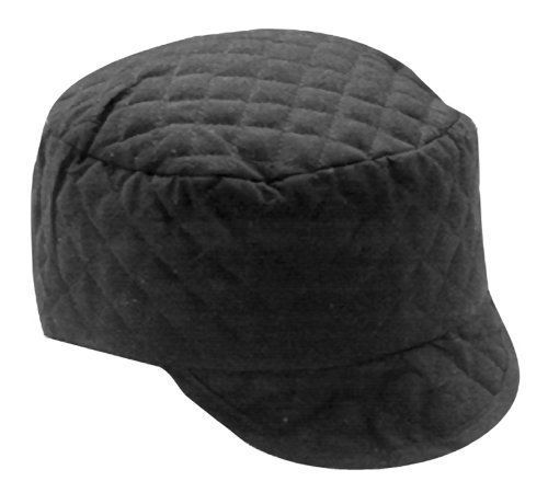 Jackson Safety 14575 Black Cotton Quilted 365 Shop Cap  6-3/4&#034; (Pack of 12)