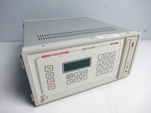 Sencore VSB Player HDTV996 Signal Generator for Parts or Repair mh 0 B22