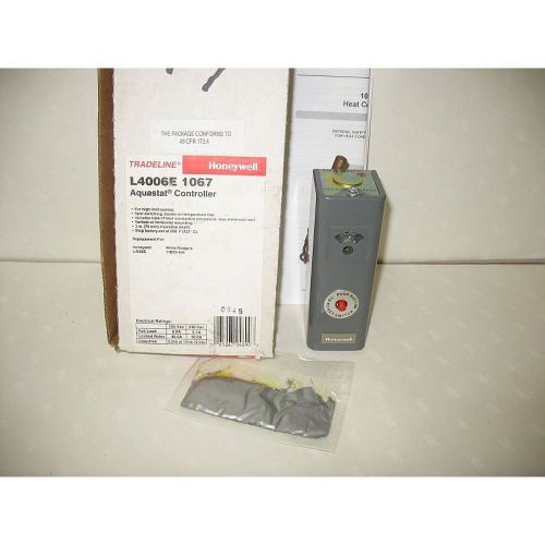 Honeywell tradeline l4006e 1067 high limit aquastat controller manual reset for sale