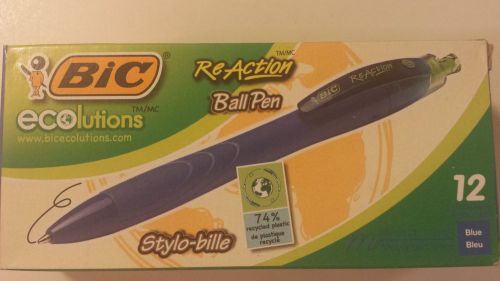 Bic ReAction Ball Pen Blue