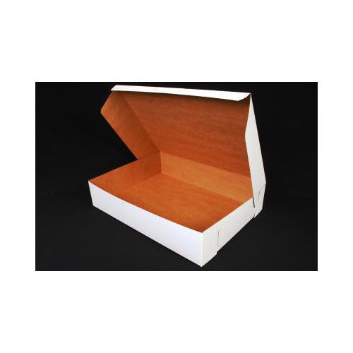 SCT® 4&#034; x 14&#034; Tuck-Top Bakery Boxes in White