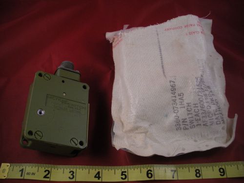 Honeywell Microswitch 1HA5 Limit Switch Aircraft Date 1957 Military Airplane
