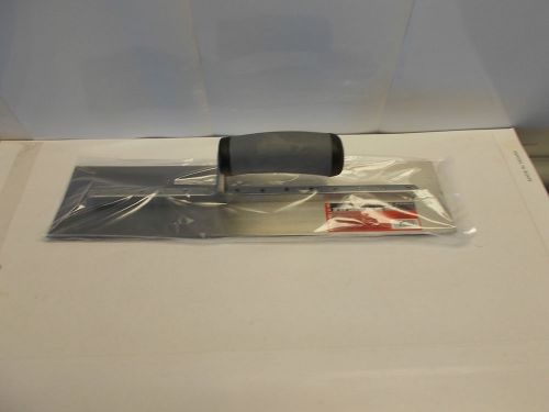 16&#034; x 4&#034; Concrete Finishing Trowel. Stainless Steel Blade