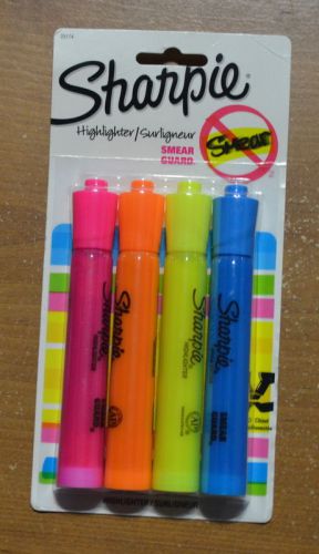 Pkg of 4 BRAND NEW SHARPIE ACCENT Chisel Tip Highlighters