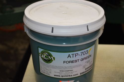 QCM screen printing ink Forest green 1 Gallon