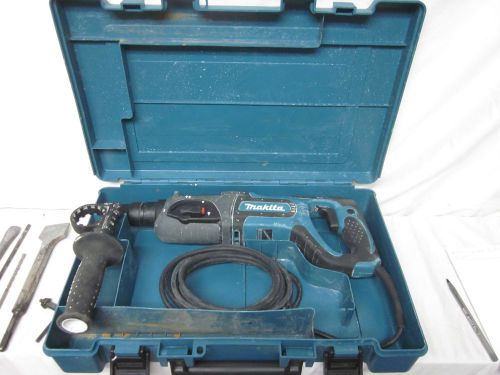 Used Makita SDS Plus Electric Rotary Hammer Drill HR2475 Construction Work