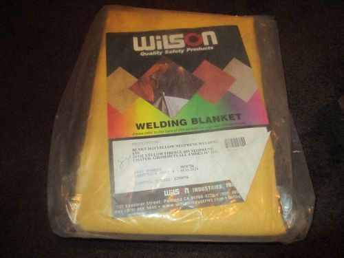 wilson Welding Blanket 6&#039; x 6&#039;  24 Ounce Gold Neoprene Coated Fiberglass
