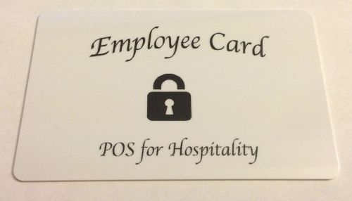 Magnetic swipe employee pos access cards adelo/pcamerica encoded hico track 2 for sale