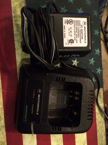 Motorola Intellicharge 2 Rapid Rate Charger With AC Adapter RPX4747A