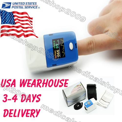 USA Shipping! Blood Oxygen saturatio Fingertip Pulse Rate ,PR, SPO2 Monitor case