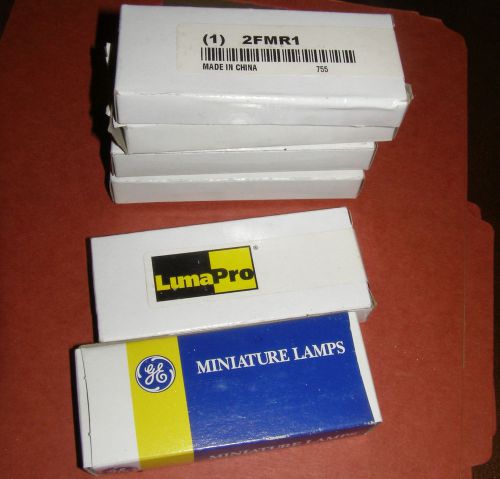 Lot of 60 GE General Electric 755 GE755 &amp;  LumaPro 755 Miniature Lamps Bulbs