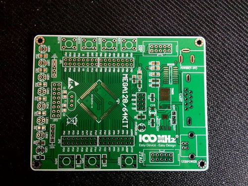 AVR Development Board PCB for atmega128 mega128 atmega64 mega64 MEGA128A 128A