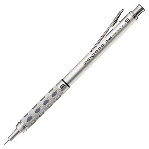 Pentel graph gear 1000 automatic drafting pencil, 0.5mm lead size, brushed me... for sale