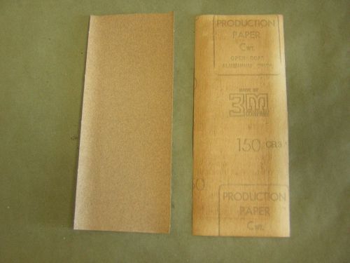 3M 02172 150 Grit Jitterbug Sanding Sheets 3 2/3&#034; X9&#034; 400 sheets in this box NEW