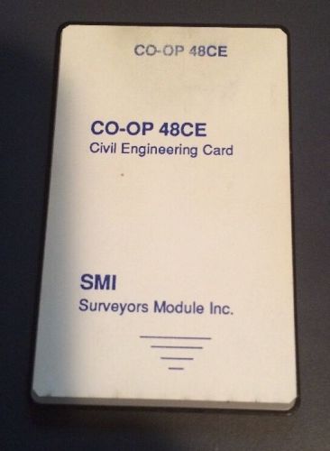 SMI CO-OP 48-CE Civil Engineering Card for HP 48GX  48SX Calculator