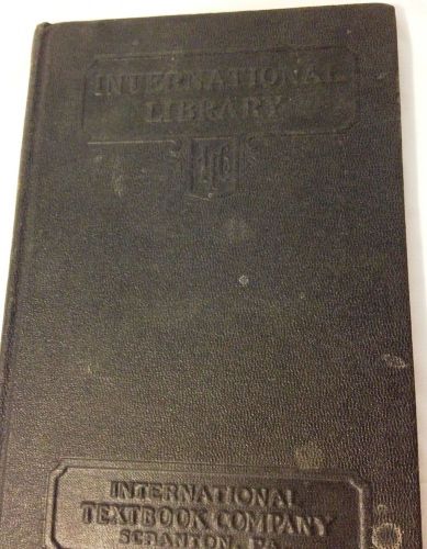 History 1909 book manual &#034;Elements of Stone &amp; Brick Masonry&#034; Stone Cutting NR!