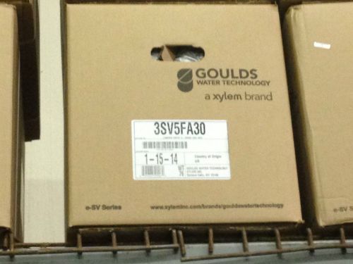 Goulds 3sv5fa30 5 stg esv stainless vertical water pump liquid end grundfos cr3 for sale