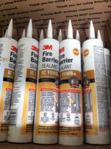LOT 11 TUBES 3M IC15WB+ FIRE BARRIER FLEXIBLE SEALANT YELLOW