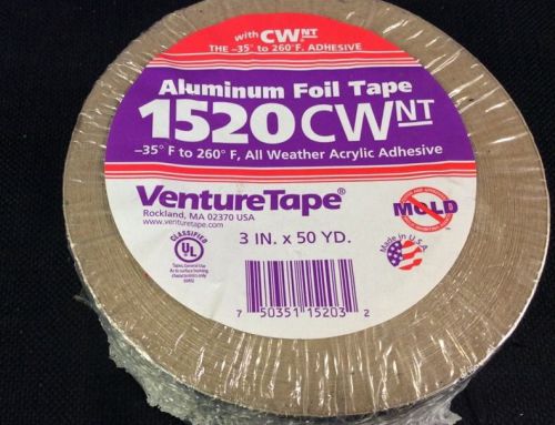 Aluminum Foil Tape 1520 CW nt 3&#034; x 50yds