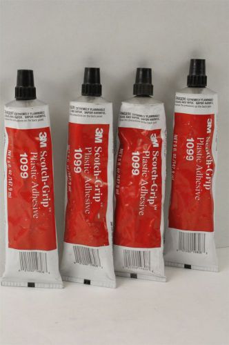 3M Scotch-Grip Plastic Adhesive 1099 5 oz LOT of 4 Tubes