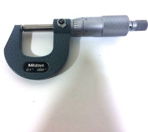 Mitutoyo 115-153 0-1&#034; Spherical Face Micrometer