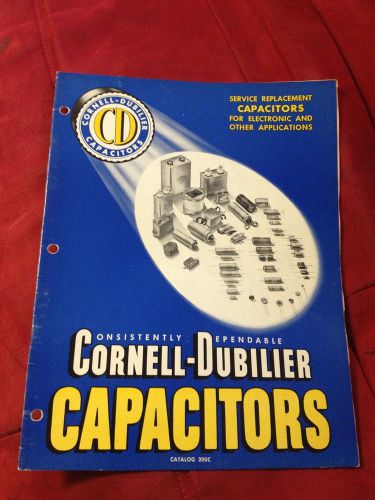 VINTAGE CORNELL DUBILIER CAPACITORS 1951 CATALOG 200C CD
